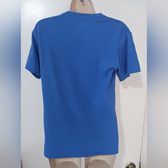 Angry Bird short sleeve crew neck pullover graphic tee, size small, color blue - Picture 2 of 6